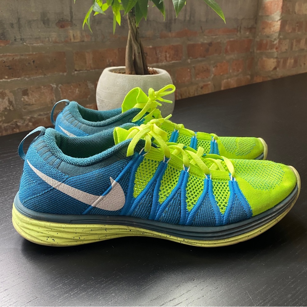 Nike Men's Flyknit Lunar 2 Running Shoes Size 11